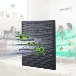 Aktiva kolfilter, 3-pack, 16'' x 19'', effektiva steg 2-filter för BlueDri & skrubber, luftrenare, vattenskador.