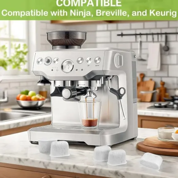 Aktivt Kolfilter för Ninja kaffebryggare Ersättningsvattenfilter Kaffetillbehör, 12-pack