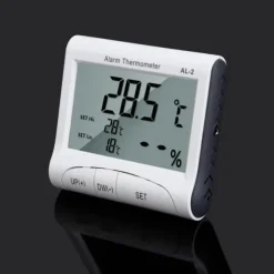 AL-2 LCD digital temperaturhygrometer Klocka Termometer Larmhygrometer _poi13