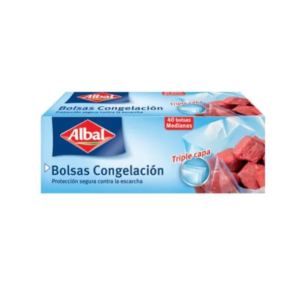 Albal Medium Triple Layer Freezing Bag 40 Units