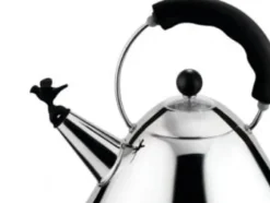 Alessi 9093 B, 2 l, Rostfritt stål, Svart, Rostfritt stål, Polyamid, Induktion