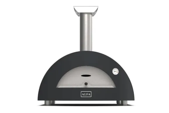 Alfa Forni Moderno 2 Pizze Trä Grå