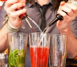 ALKOHOLDISPENSER FÖR VIN- OCH VODKAFLASKER