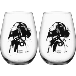 All About You Vattenglas, Love Him 57cl, 2-pack - Kosta Boda