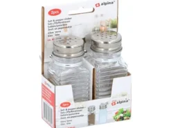 Alpina - Salt- och pepparkar i glas 2 st.