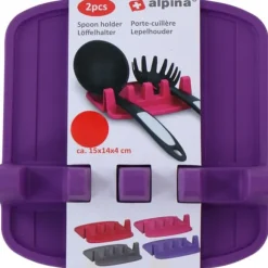 Alpina - Spoon / utensil holder 2 pcs (purple)