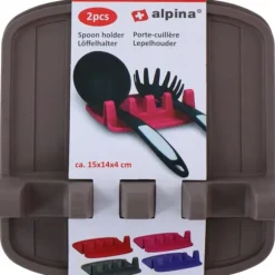 Alpina - Spoon / utensil holder 2 pcs (black)