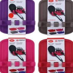 Alpina - Spoon holder / kitchen utensil holder 2 psc (red)