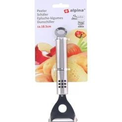 Alpina - Stainless steel vegetable peeler 18,5 cm (silver)