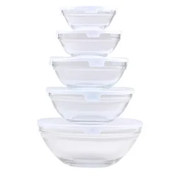 Alpina Glasskålar med lock 5-pack