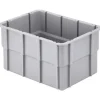 Alutec 75220 Brugskasser Kan stables (L x B x H) 181 x 131 x 101 mm Grå 1 stk