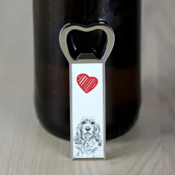 American Cocker Spaniel - flasköppnare med en hund, personlig kylöppnare, unik present till en man från Art-Dog