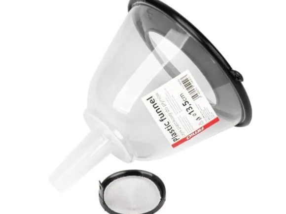 AMiO Universal plasttratt med lock för vätskor vatten 13,5 cm amio-04042