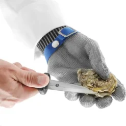 Anti-cut ugnshandske i rostfritt stål, storlek L - Hendi 556672