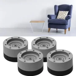 Antivibrationsskyddssats för tvättmaskin och torktumlare och kylbas