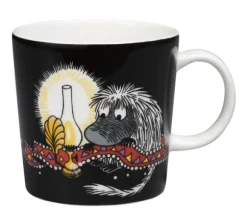 Arabia Mumin Mugg Förfadern 30 cl Svart