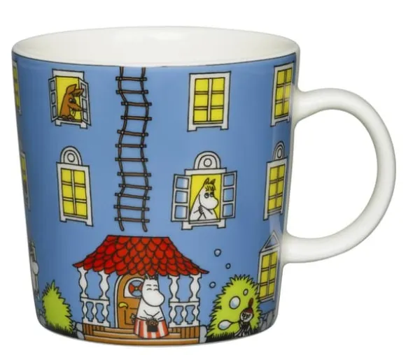Arabia Mumin Mugg Muminhus 30 cl Blå