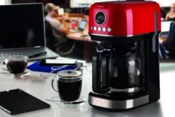 Ariete 1396/00, Droppande kaffebryggare, 1,5 l, Malat kaffe, 900 W, Röd