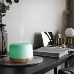 Aroma Diffuser Luftfuktare med Nattlampa LED 300 ml