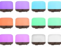 Aroma Diffuser Luftfuktare med Nattlampa LED 300 ml