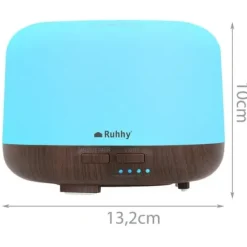 Aroma Diffuser RGB Luftfuktare med Fjärrkontroll och Eterisk Olja