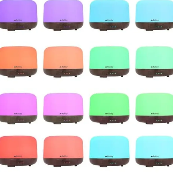 Aroma Diffuser RGB Luftfuktare med Fjärrkontroll och Eterisk Olja