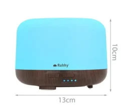 Aroma Diffuser RGB Luftfuktare med Fjärrkontroll och Eterisk Olja