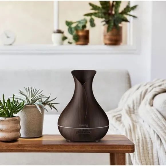 Aromadiffuser - SIGURO - AD-G401DW - 400ml - 12W - Timer och fjärrkontroll