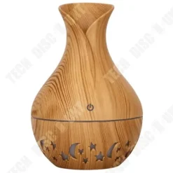 Aromadiffusor - TD® - Trägryn - Luftfuktare - 3W - Fuktande aromaterapi