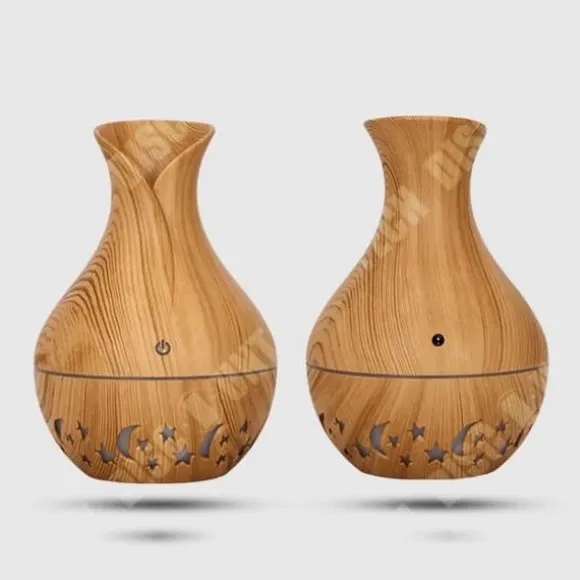 Aromadiffusor - TD® - Trägryn - Luftfuktare - 3W - Fuktande aromaterapi