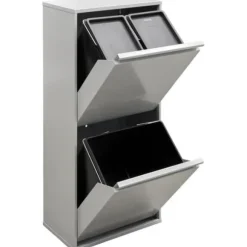 ARREGUI Basic CR402-B Återvinningsbehållare Kök 3 Fack 11 11 23 L 45 L Sopsorteringskärl 3 Förvaringar Möbel