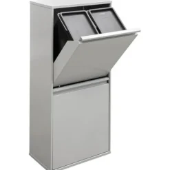 ARREGUI Basic CR402-B Återvinningsbehållare Kök 3 Fack 11 11 23 L 45 L Sopsorteringskärl 3 Förvaringar Möbel