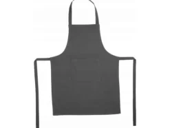 Atmosphera Köksförkläde i bomull för dam, 60 x 80 cm, mörkgrå