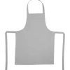 Atmosphera Köksförkläde i bomull för dam, 60 x 80 cm, ljusgrå