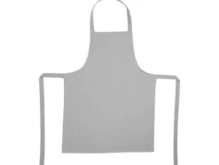 Atmosphera Köksförkläde i bomull för dam, 60 x 80 cm, ljusgrå