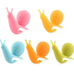 Attraktiv och söt snigelform hängande silikon - flerfärgad (5 st/förpackning)