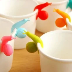 Attraktiv och söt snigelform hängande silikon - flerfärgad (5 st/förpackning)