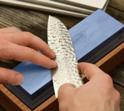 Auledio Slipsten Kit för Knivslipning / Slipblock, Brynen till Knivar - 400/1000/3000/8000 Knivslip