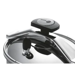 Autokokare med hävarm 8 L, Induktion, Rostfritt Stål 18/10, 3 Säkerhetssystem FAGOR Clásica Bombe 8 Silver 800116