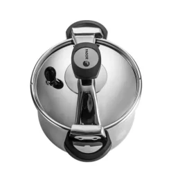 Autokokare med hävarm 8 L, Induktion, Rostfritt Stål 18/10, 3 Säkerhetssystem FAGOR Clásica Bombe 8 Silver 800116