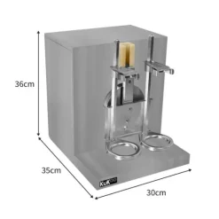 Automatisk Bubble Tea-shaker & 2 700 ml Shakermuggar Rostfritt Stål 350 ml - 1000 ml Timer 6 - 120 Sekunder Dryckblandare Bubble Boba Milk Cocktail