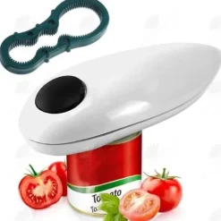 Automatisk burköppnare - HTBE® - Multifunktionell - AA-batteridriven - 285g - Modern design