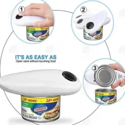 Automatisk burköppnare - HTBE® - Multifunktionell - AA-batteridriven - 285g - Modern design