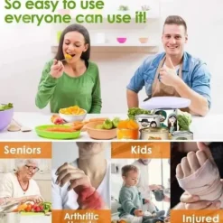 Automatisk burköppnare - HTBE® - Multifunktionell - AA-batteridriven - 285g - Modern design