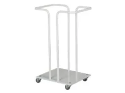 Avfallsbehållare med wellpapp vit för 110 liter, 1 st