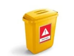 Avfallshantering DURABIN 60L gul