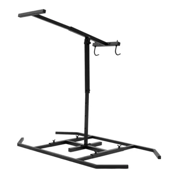 Avfallskomprimator - Manuell soptunnspress - Höjdjusterbar - Stål - För hem, trädgård och restaurang - Svart