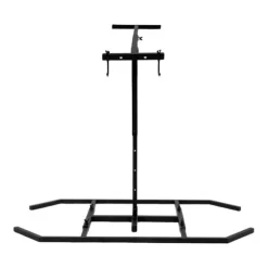 Avfallskomprimator - Manuell soptunnspress - Höjdjusterbar - Stål - För hem, trädgård och restaurang - Svart