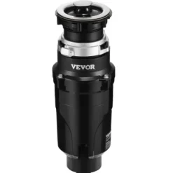 Avfallskvarn, 15x15x33,5 cm, Rostfritt stål