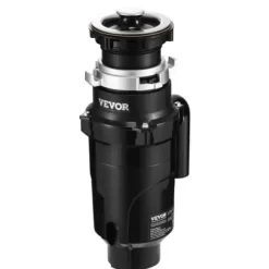 Avfallskvarn, 15x15x33,5 cm, Rostfritt stål